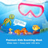 Kids Snorkel Swim Mask, Child Diving Mask with Anti-Fog Goggles and Nose Cover for Snorkeling