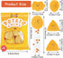 Treat Dispensing Dog Toys, Crinkle Squeaky Interactive Dog Toys, Enrichment Treat Puzzle Dog Toys for Medium, and Large Dogs (Potato chips)