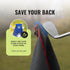 Stripebird Magnetic Clip for Any Towel, Highest Strength Magnet for Golf Towels, Removable Magnetic Towel Clip