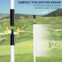 Golf Flagpole - Detachable Design - Ball Retrieval Base - Perfect for Backyard Practice Putting Green, 3FT | 6FT