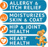 Omega 3 Fish Oil for Dogs, 360 Ct, Skin & Coat Chews, Allergy Support, Salmon Oil for Joint Health