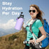 Insulated Water Bottle 64 oz, Half Gallon Cold Jug, BPA Free Stainless Steel with Straw/Chug 2-in-1 Lid
