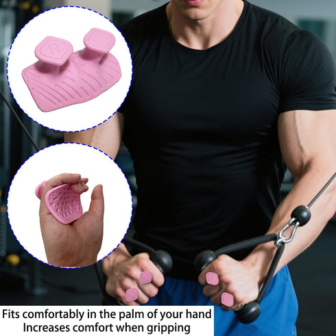 Monattrod Upgraded Weight Lifting Grips for Women & Men - Extra Large & Thick Non-Slip Gym Grips with Cooling Towel