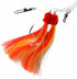 20 Packs 5/0 Fishing Shrimp Flying Rig Hook - Red Yellow White
