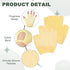 Yoga Gloves, Non Slip Fingerless Pilates Gloves Breathable Exercise Workout Mittens