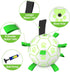 Glow in The Dark Dog Toys - Interactive Light Up Soccer Ball with Straps for Small & Medium Dogs, Puppy Gifts