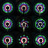 LED Bike Wheel Lights with 30x RGBW Patterns, Batteries Included, IPX5 Waterproof Safety Tire Lights