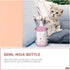 Set 2.7Oz POPETPOP Pet Nursing Bottle with Measurement Scale Soft Silicone Nipples and Cleaning Brush for Puppy Kitten