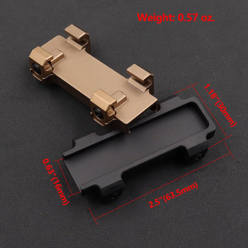 LThyzszb ST07 M300 M600 Remote Pressure Switch Mount Plate Aluminum for Scout Tape Switch Mounting