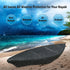 Kayak Cover, 420D Waterproof UV Protection Dustproof Covers for Canoe, Fishing Boat, Fit 10-15 FT (Black, M(10-11.6 FT))