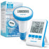 HEIMVERT Wireless Digital Pool Thermometer Floating, Easy-to-Read Display, IPX8 Waterproof Indoor/Outdoor Sensor for