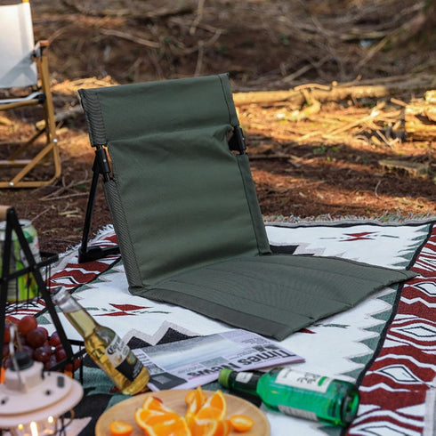 Generic Canoe Chair - Lightweight Beach Floor Chair, Folding Beach Chair | Outdoor Folding Beach Chairs, Camping Chair
