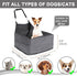 35 lbs, Memory Foam Dog Car Seat for Small/Medium Dogs,Travel Booster Seat for Dogs up to Washable Removable Cover