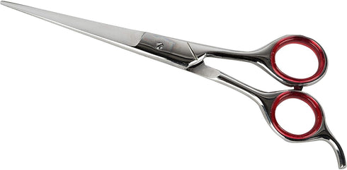 7.5” Straight Grooming Shears for Dogs and Cats with Storage Case, Sharp Pet Groomer Scissors, Premium Stainless Steel