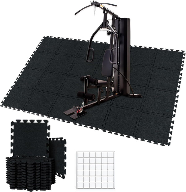 BXI Puzzle Exercise Mat 24 Pcs, 11 x 11 x 0.32 inches,