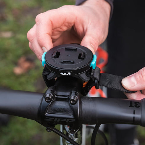 Mous IntraLock Universal Mount with Strap, Phone Holder for Bicycle Stems, Golf Caddies, Prams
