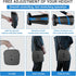 ZTMT 485lbs, Upgraded Square Folding Stool, Max Load Capacity Portable Collapsible Seat, Telescoping Foldable Stool