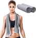 Microfiber Cooling Towels for Neck and Face - 2 Pack 44x16.5 Mesh