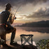 Alasum Folding Fishing Chair Portable Outdoor Barbecue Folding Chair with Mini Stool and Carry Bag for Beach Hiking