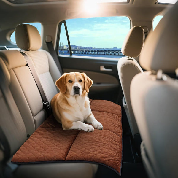 XUYEDOGLSH Car Backseat Dog Mat, Comfortable Non-Slip Cushion Suitable for Travel Dog Bed