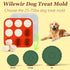 9-Cavity Frozen 25-75lbs,Reusable Frozen Silicone Dog Treat Mold with Lid for Woof Pupsicle & Power Chewer Pupsicle