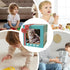 Faygeal Interaction Robotic Plush Cats Toy with Intelligence Sensors and Traction Rope for Craw Learning Lovely Comfort