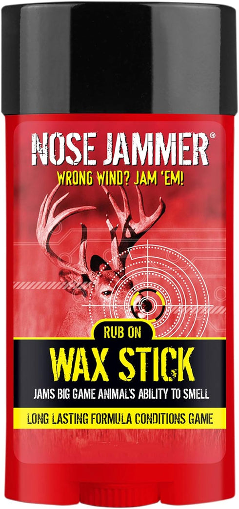 Natural Scent Eliminator Rub On Wax Stick, Deer Scent Blocker for Hunting Accessories and Boots, 2 oz.