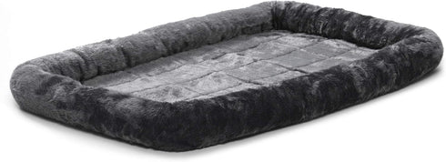 New World Pet Products Large Gray Dog Bed, 42-Inches Long, Fits a 42-Inch Wire Dog Crate, Ideal for Large Dogs & Cats