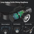 WINDFIRE Scuba Diving Headlamp - Professional LED Dive Light, 1200 Lumens, 5 Modes, IPX8 Waterproof for Snorkeling
