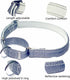 Martingale Dog Collars, Reflective Safety Puppy Collar, Adjustable Soft Nylon Training Dog Collar,Metal Accessories Heavy Duty No Pull Pet Collars for Small Medium Large Dogs (M, Gray)