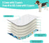 3Pack Dog Diapers Female,Washable Diaper for Doggie,Highly Absorbent Reusable Dog Diaper,Adjustable Leakproof Puppy