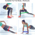 Resistance Bands Loop Exercise Bands Set with 5 Different Resistance Levels, Elastic Bands for Training, Set of 5 Pcs
