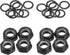 PATIKIL Skateboard Lock Nuts Set - Skateboard Truck Axle Washers Spacer Hardware Repair Kit for Longboard Cruiser.