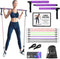 Portable Pilates Bar Kit with Resistance Bands, Guided 8-Week Pilates Plan for Home Equipment