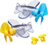 YOUNEEDFUL 2PCS Wind Driven Bicycle Lights, Cute Airplane Handlebar Pendant with LED Lights,