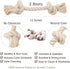 Pet Supplies 100% Natural Cotton Rope Dog Toys, Premium White Chew Toys for Small Medium Dogs, Tough Rope Toys