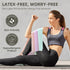 Resistance Bands for Working Out, Exercise Bands for Physical Therapy, Stretch Bands for Pilates, Rehab, Strength