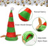 Vehomy Cat Christmas Costume, Elf Hat and Bell Collar Xmas Pet Costume Accessories for Cat and Puppy, 2Pcs
