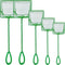 5 Pack Multi-Size Fine Quick Fish Catch Nets, Nylon Fishing Mesh Nets with Long Plastic Handle for Fish Tank