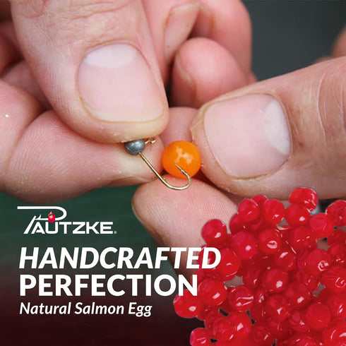 Pautzke Balls O' Fire Salmon Eggs Bait, Real Salmon Eggs for Trout Fishing, Soft Fish Eggs for Salmon Fishing