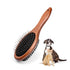 Double-Sided Pet Slicker Brush for Dogs and Cats, Professional Grooming Comb for Shedding and Tangle Removal