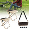 COMELY Camping Stool Folding Chair: All-Terrain Pocket Stool, 4 Anti-Sink Feet Stability,