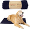 My Doggy Place Microfiber Dog Mat for Muddy Paws, 36" x 26" Navy Blue, Absorbent Quick-Drying, Non-Slip Rubber Backed
