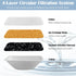 ROCK BEARD 16 108oz/3.2L 84oz/2.5L 8 8 Pcs Cat Water Fountain Filters Replacement for & Pet Water Fountain,Including
