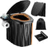 New Upgraded 15'' XL Portable Toilet for Adults, Camping Toilet Tested 500