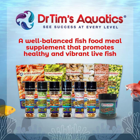 Dr. Tim’s Aquatics Bene-FISH-al Gammarus Grinder Fish Food Enhancement Refill – 0.62 Oz.