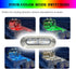 3.8 12V (4Pcs) Marine Boat Interior Lights, Waterproof RGBW Boat Deck Courtesy Light, Stern Anchor Navigation Lamp