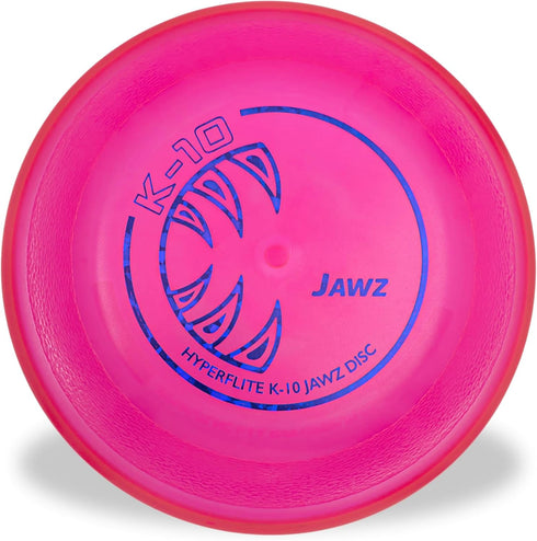 Hyperflite K-10 Jawz Pink Disc, 8.75 Inch / 155 Grams, Puncture Resistant, for Dogs Over 16"