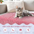 BVAGSS 6 Pack Small Dog Blanket, Super Soft Warm Fleece Flannel Blanket with Wheat Ears Print for Small Dogs and Cats
