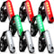 Treela 8 Pcs Kayak Navigation Lights, Waterproof LED Stern Lights for Night Marine Safety (Red, Green, White)